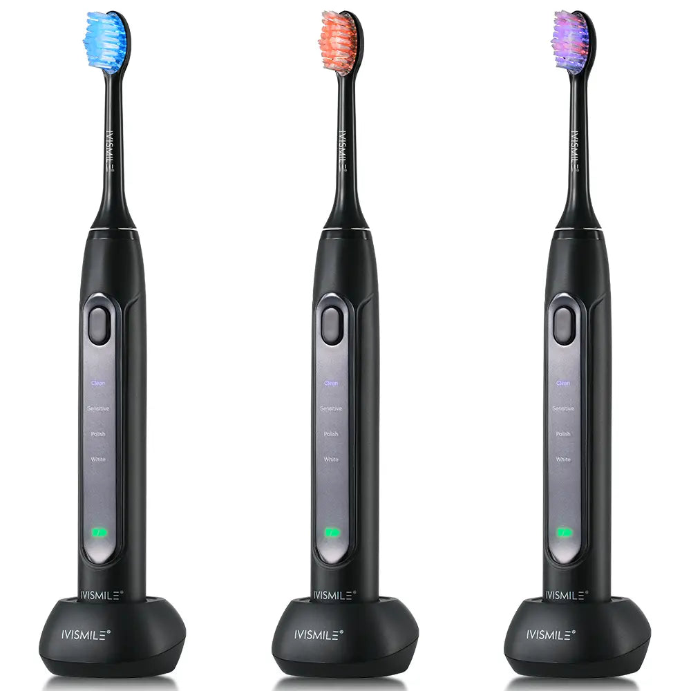 Brosse à dents électrique sonique LED — 4 modes