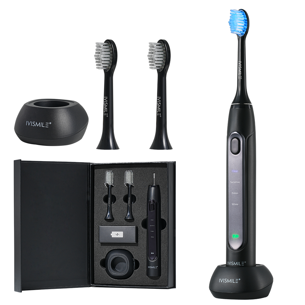 Brosse à dents électrique sonique LED — 4 modes